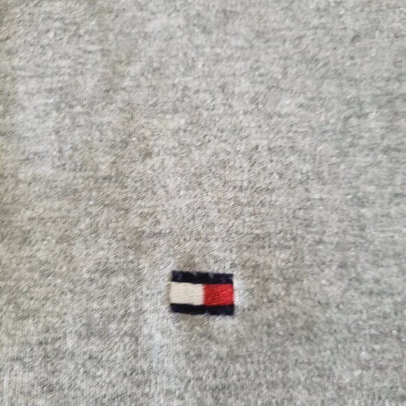 𝅺th Tommy Hilfiger Denim Grey Men's Polo shirt Size tag missing Grey with… - Picture 7 of 9